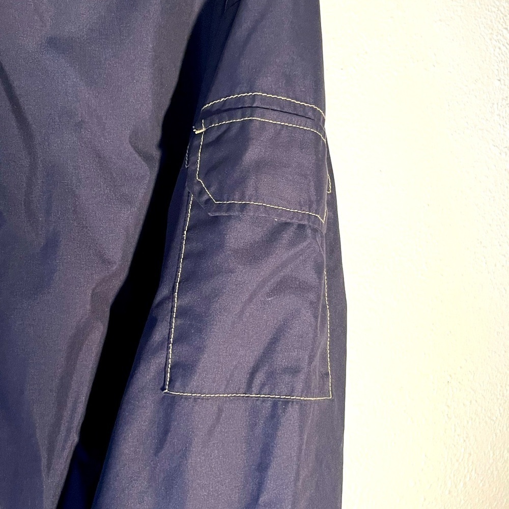 Vintage Bill Blass Blue Men’s Zip Up Jacket Size XXL - Picture 3 of 6